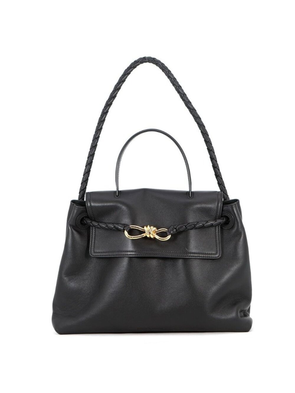 Bottega Veneta Handbag Ciao Leather Black